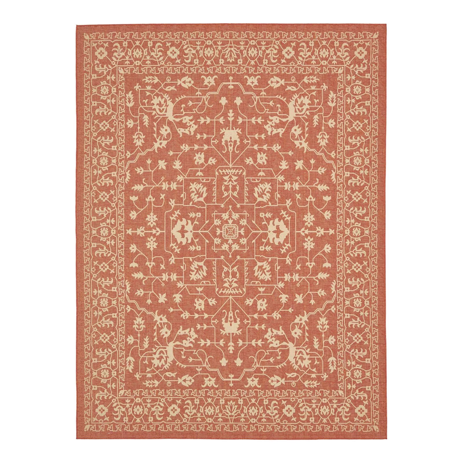 Unique Loom Outdoor Allover Rug, Orange, 5X8 Ft | Kohl's