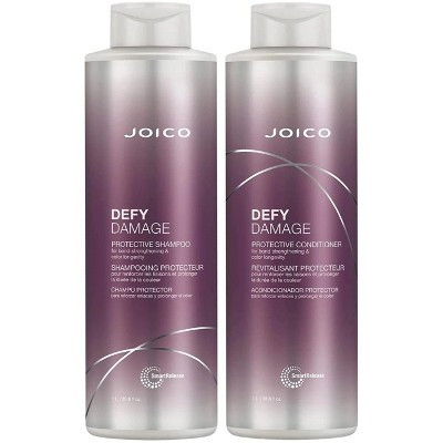 Joico DEFY DAMAGE Protective Shampoo & Conditioner (33.8 oz LITER XXL) Duo Set, Color-Treated Hair, Strengthen Bonds & Preserve Hair Color Kit | Target