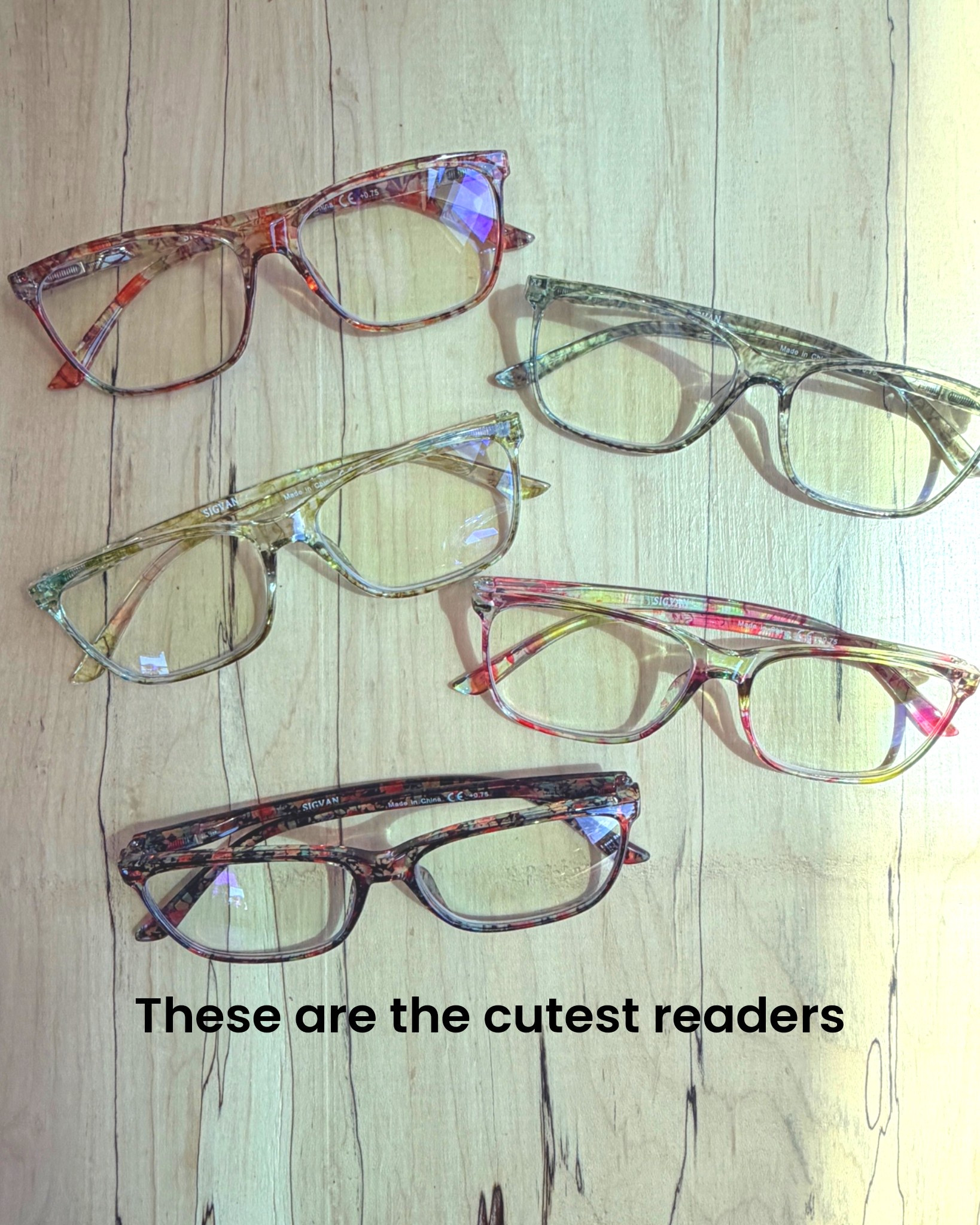 These colorful readers are just too adorable with their subtle floral print in a variety of colors in the pack. More varieties available. I can't live without my glasses these days - may as well make them cute. Plus - they have blue light blocking which is so beneficial. 

 #LTKdayinmylife #LTKselfcare #LTKOver40