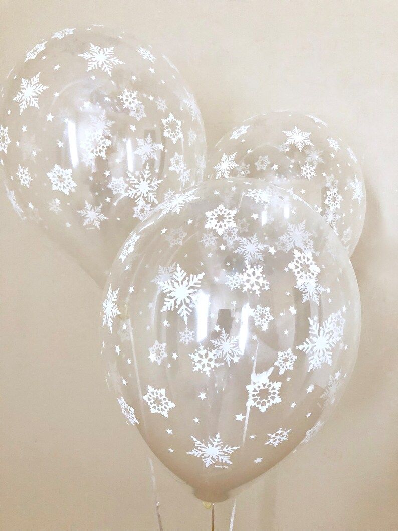 Snowflake 11 Inch Latex Balloonswinter Onederland First | Etsy | Etsy (US)