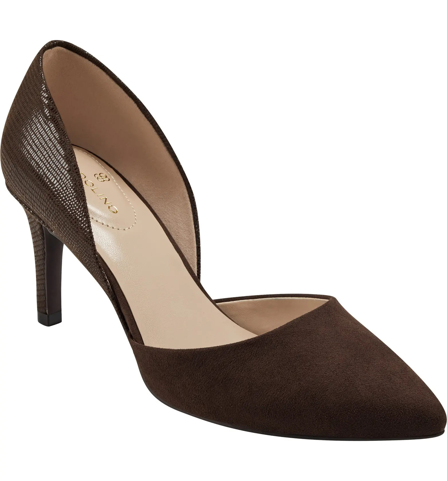 Bandolino Grenow d'Orsay Animal Print Pointed Toe Pump | Nordstrom | Nordstrom