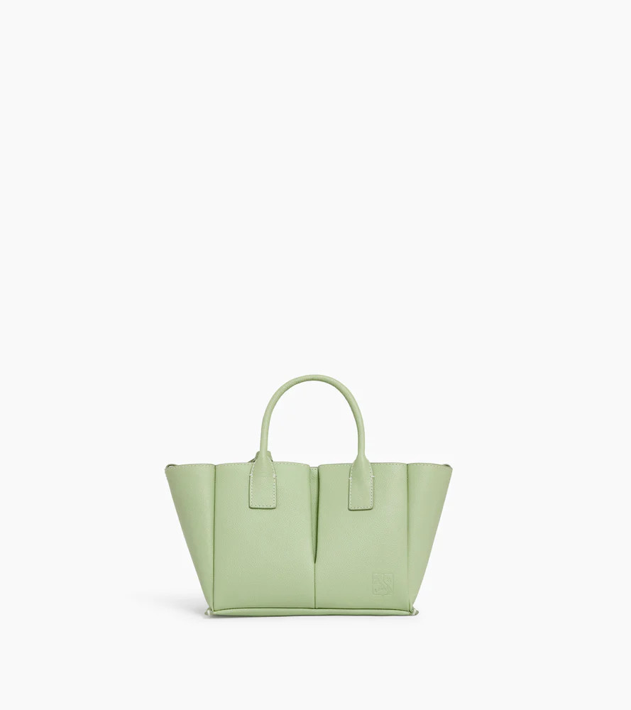 Elena small handbag in grained leather | Le Tanneur