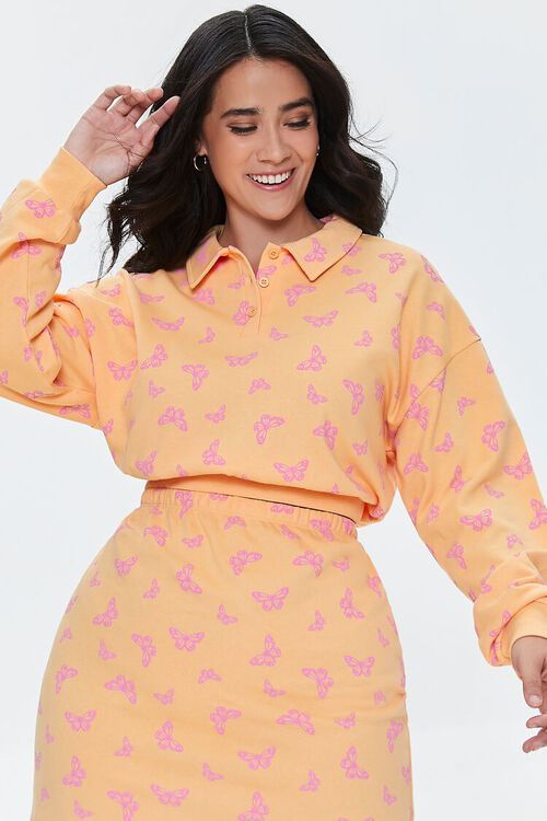 Plus Size Butterfly Print Pullover | Forever 21 (US)