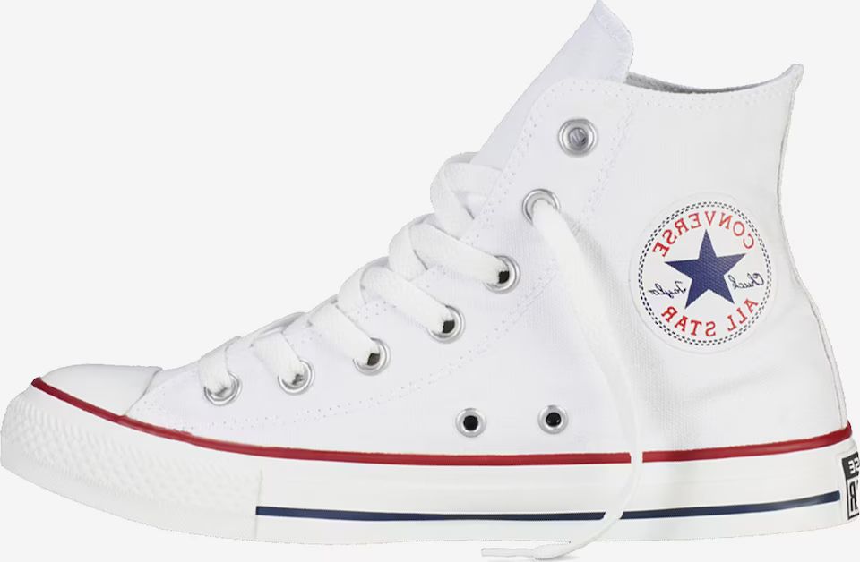 CONVERSE Sneakers hoog 'Chuck Taylor All Star Hi' in Wit | ABOUT YOU NL