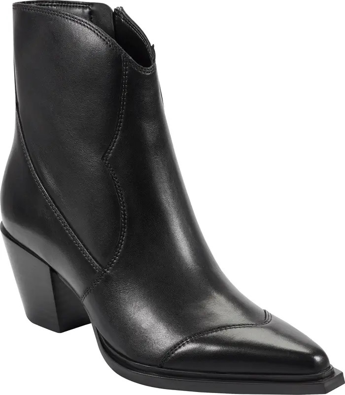 Marc Fisher LTD Giulie Pointed Cap Toe Bootie (Women) | Nordstrom | Nordstrom