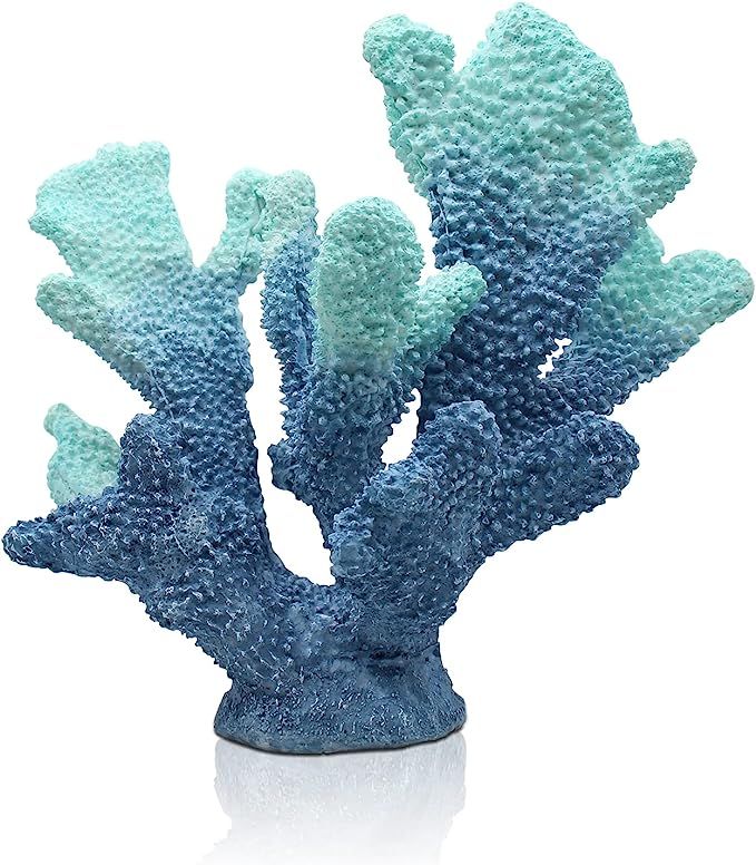 ALIWINER Blue Coral Decor Coral Reef Faux Artificial Coral Decor Resin Coral Statue Nautical Deco... | Amazon (US)