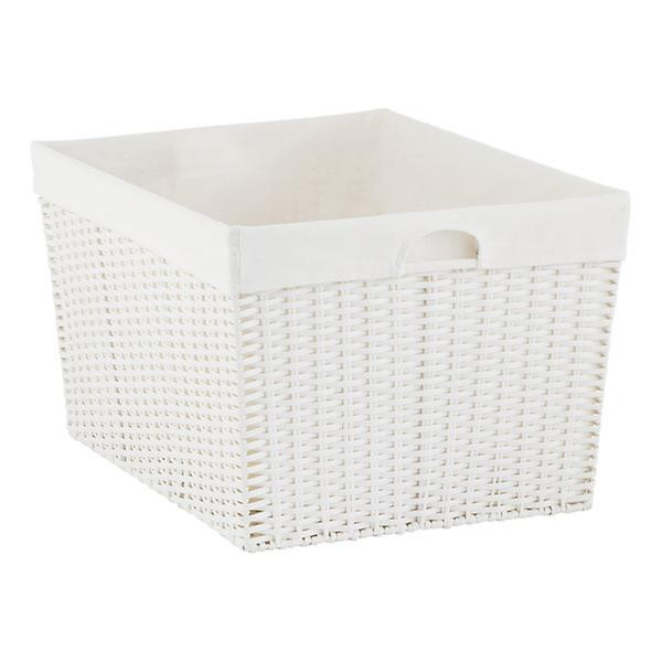 Montauk Rectangular Laundry Basket | The Container Store