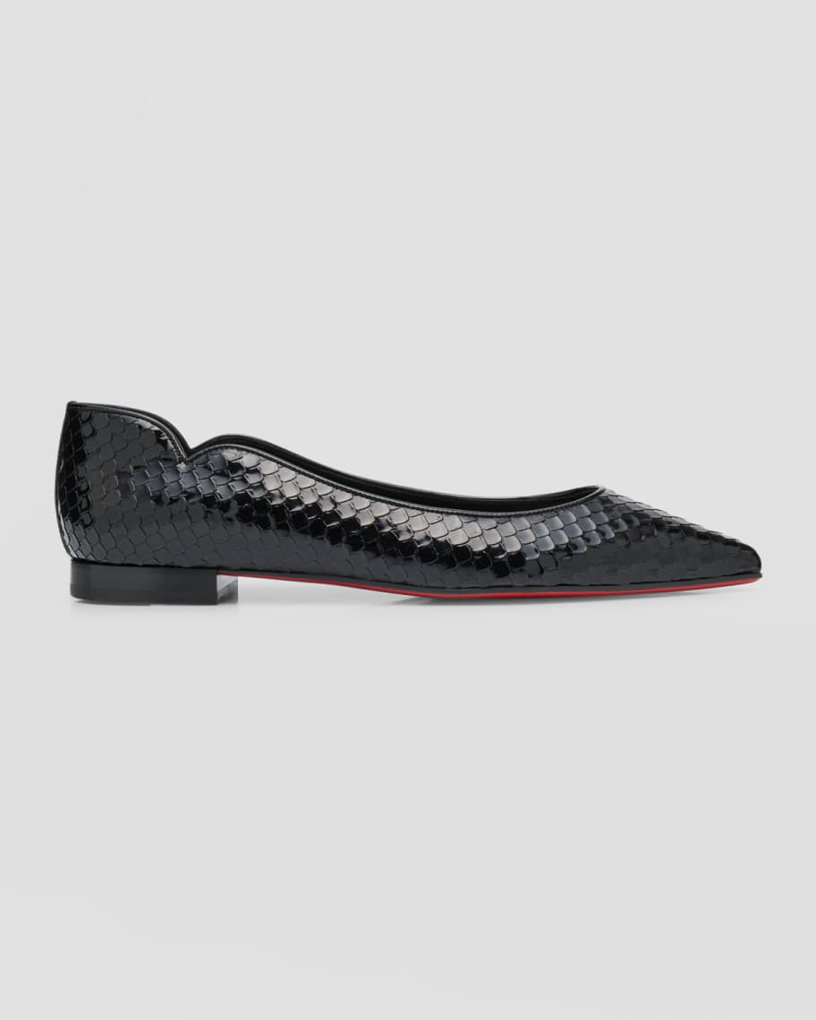 Hot Chickita Birdy Red Sole Ballerina Flats | Neiman Marcus