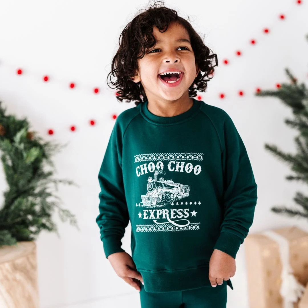 Choo Choo Express Crew Neck Sweatshirt | Bums & Roses