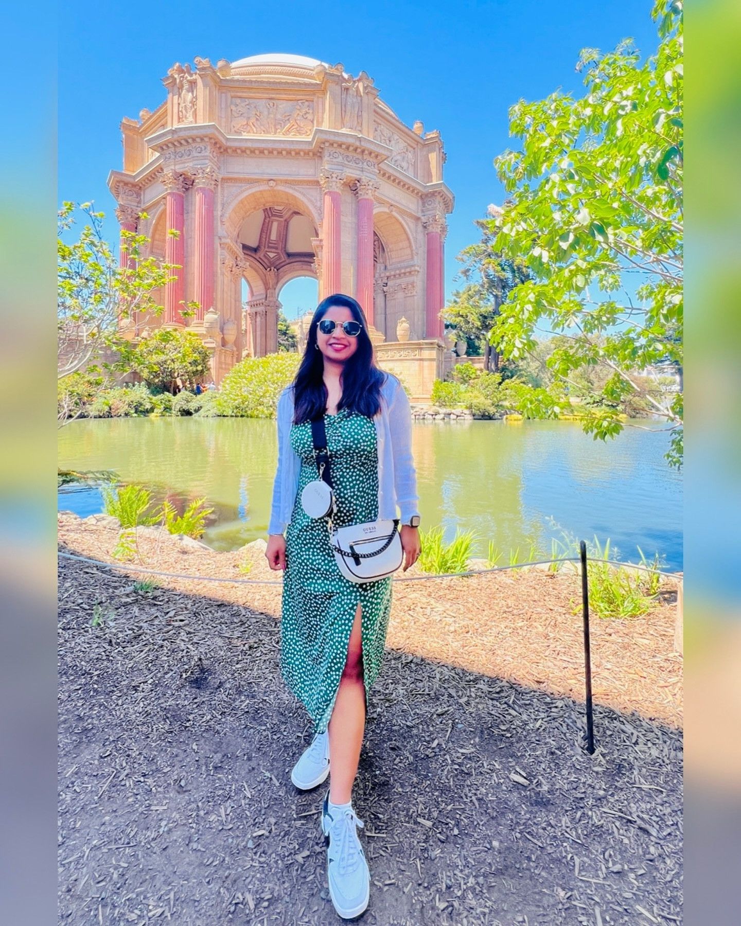 🤩Finding beauty in every corner of this iconic masterpiece. San Francisco, you never cease to amaze me! 🏛️✨ 

📍Palace of Fine Arts, California 

⁉️Do you know Palace of Fine Arts has been featured in several films, including Alfred Hitchcock’s Vertigo and more recently in The Rock and San Andreas?

⏰ open Tuesday- Sunday 10am - 5pm

🎟️ Free to Visit

✨ Best place for photoshoot 🤳🏼

#PalaceOfFineArts #SanFranciscoLove #architecture #sf #california #bhfyp #beauty #beautiful #wanderer #travel #travelblogger #guess #shein #photooftheday #palace #trending #picoftheday #fashion #explore #westside #dressmodel #ootd #outfit #influencer

#LTKCyberWeek #LTKStyleTip #LTKBaby