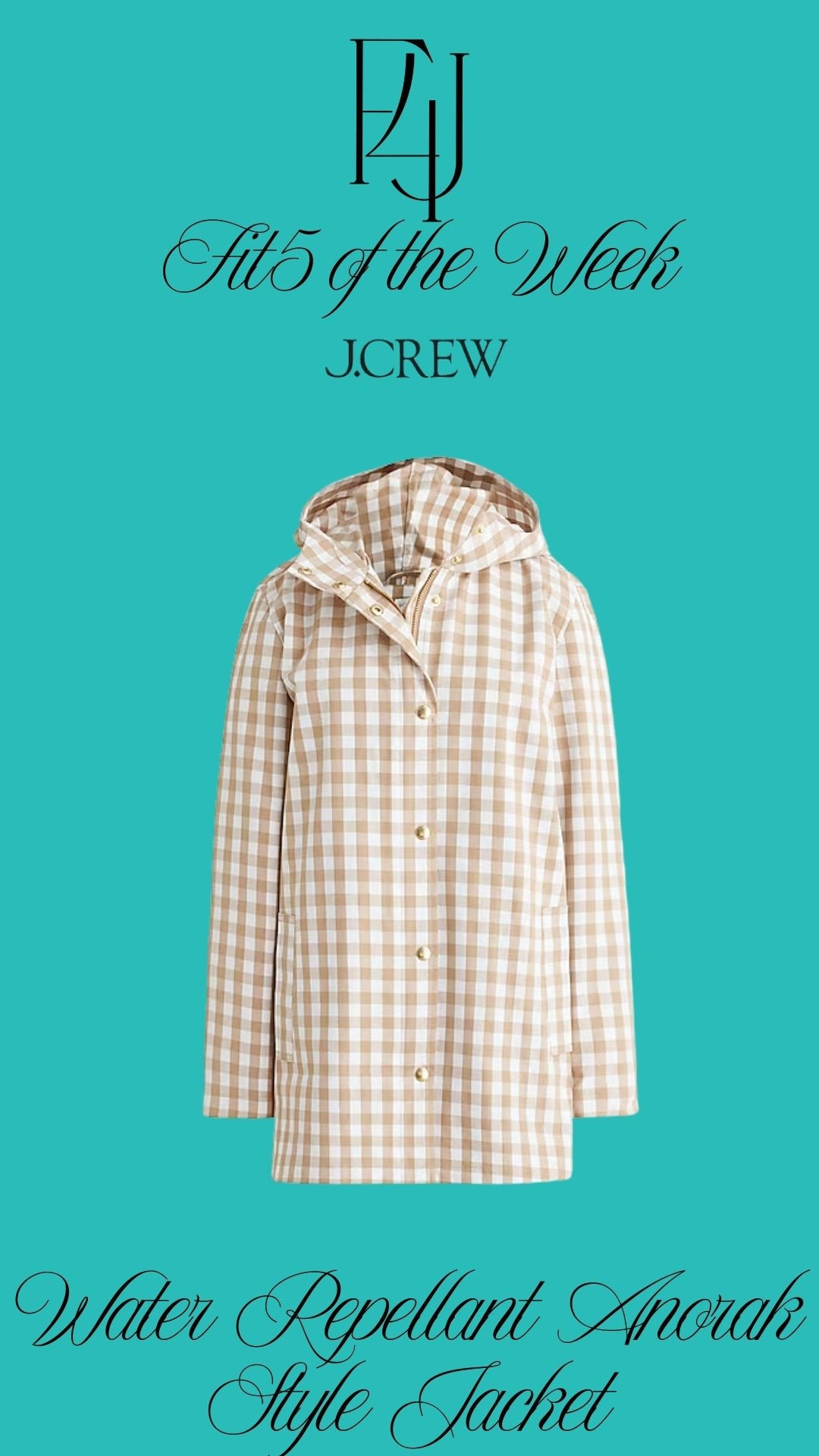 How cute is this neutral gingham anorak jacket? A great piece to "add to cart" this Spring!

Fit4Janine, Rain Jacket, Spring Jackets, Preppy, Ginghamm

#LTKSeasonal #LTKStyleTip