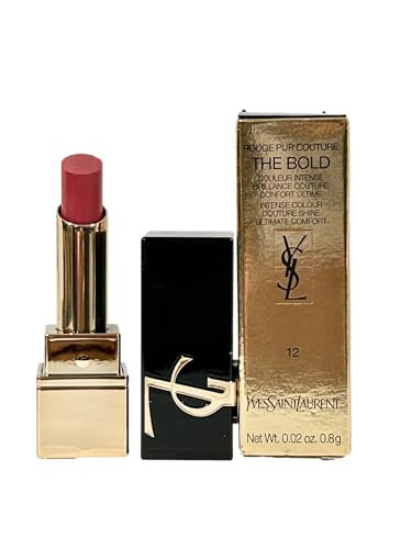 YVES SAINT LAURENT YSL Rouge Pur Couture THE BOLD Lipstick Color # 12 NU INCONGRU (MINI/SMALL/SAMPLE SIZE/TRAVEL SIZE) - 0341, RED | Amazon (US)