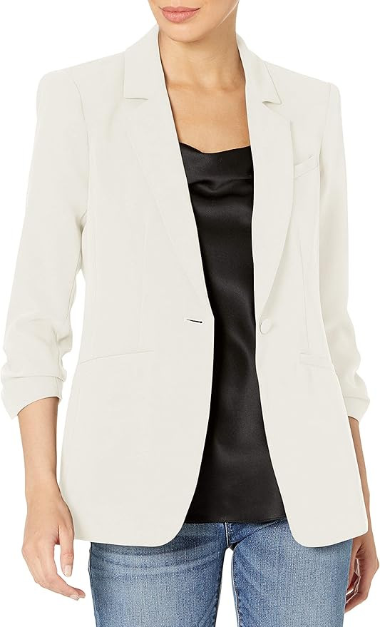 Cinq a Sept Women's Crepe Khloe Blazer | Amazon (US)