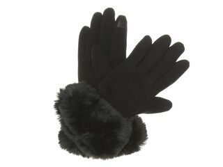 Kelly & Katie Faux Fur Trim Touch Screen Gloves | DSW