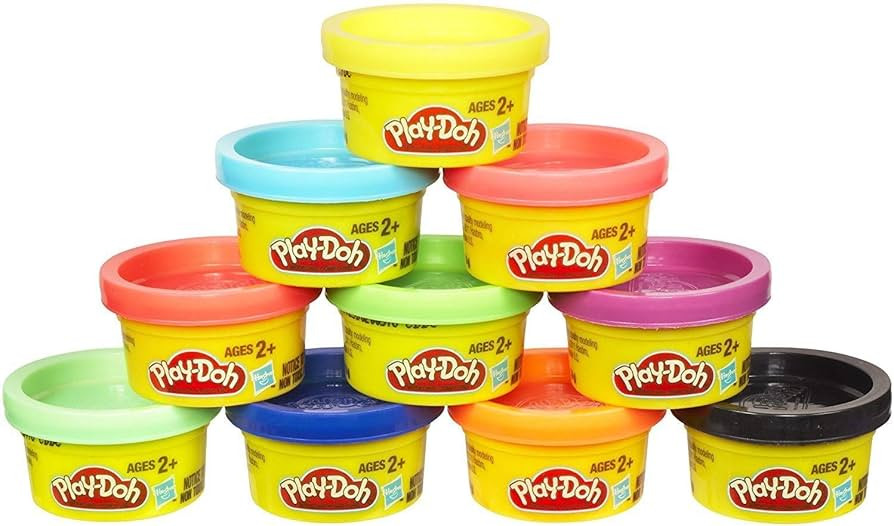 Play-Doh Party Pack 10 1oz Cans of Assorted Color | Amazon (US)