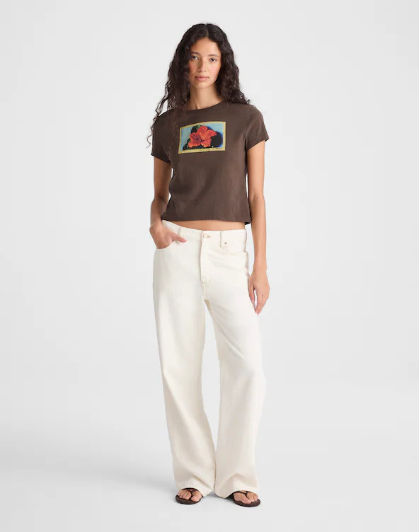 The Relaxed Baby Tee in Vintage Jersey | Madewell