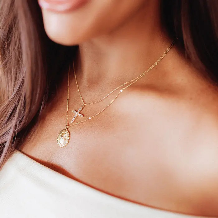 Electric Picks xSarah & Hollie Amore Cross Necklace | Nordstrom | Nordstrom