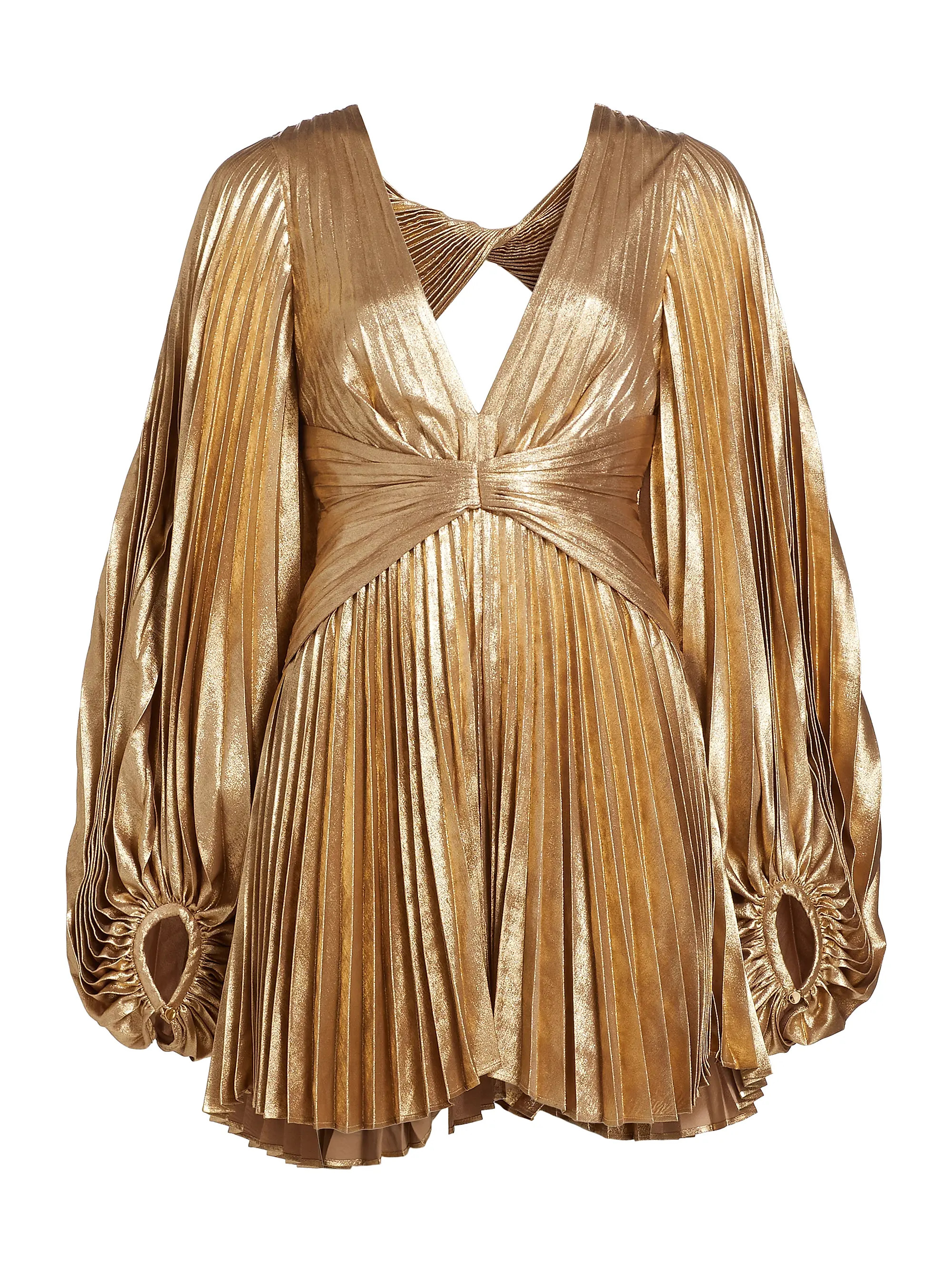 Acler Geneva Metallic Minidress | Saks Fifth Avenue | Saks Fifth Avenue