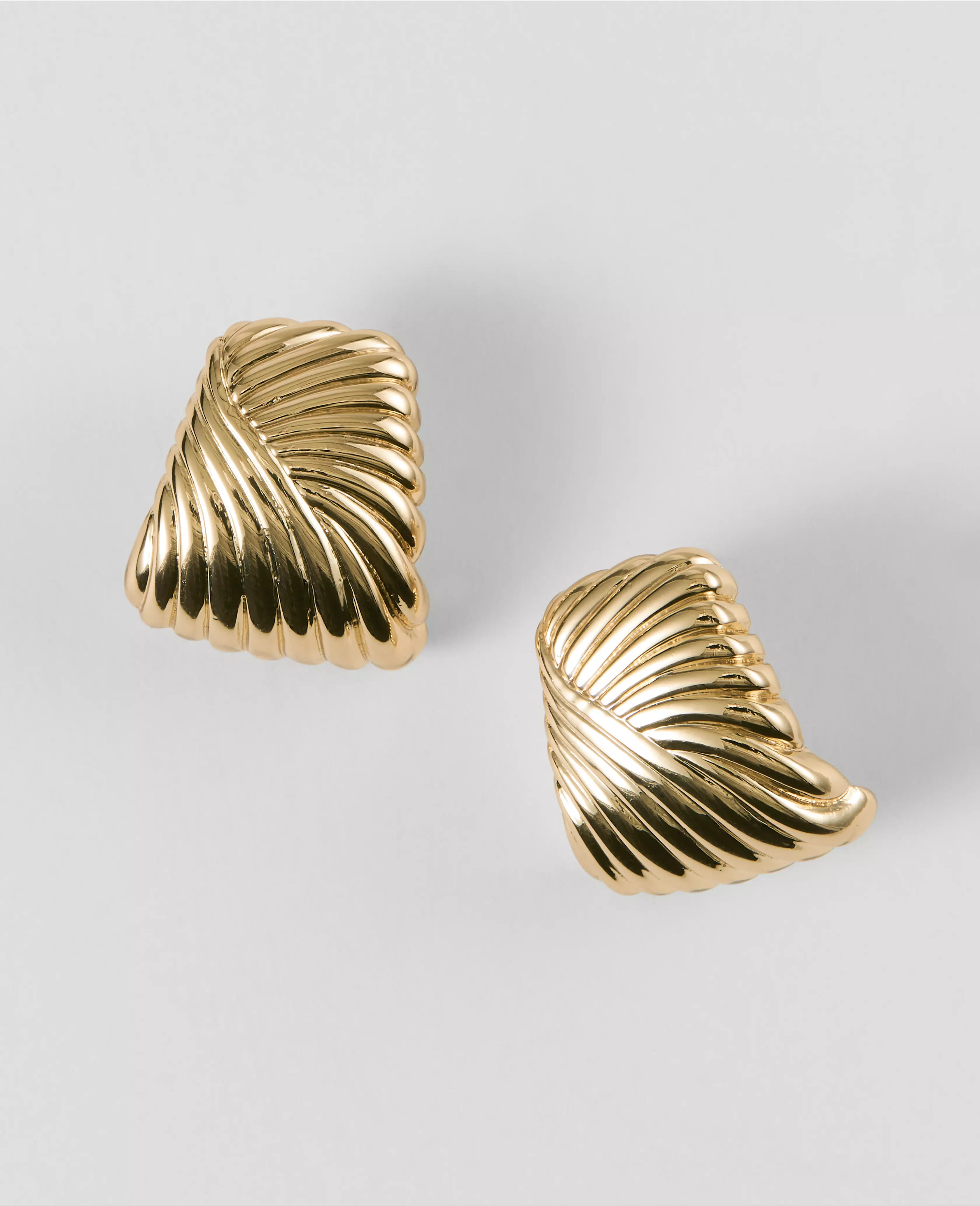 Textured Rectangle Stud Earrings | Ann Taylor