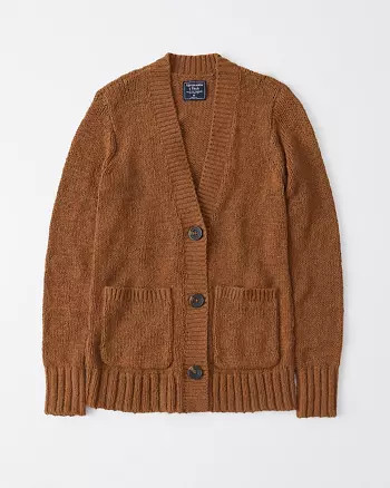 Cozy Boyfriend Cardigan | Abercrombie & Fitch US & UK