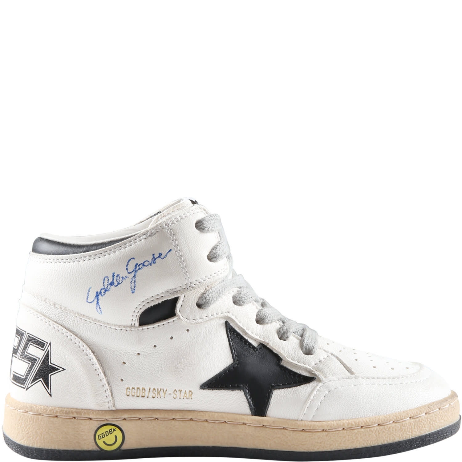 Golden Goose White Sneakers For Boy With Star And Logo | Italist.com US