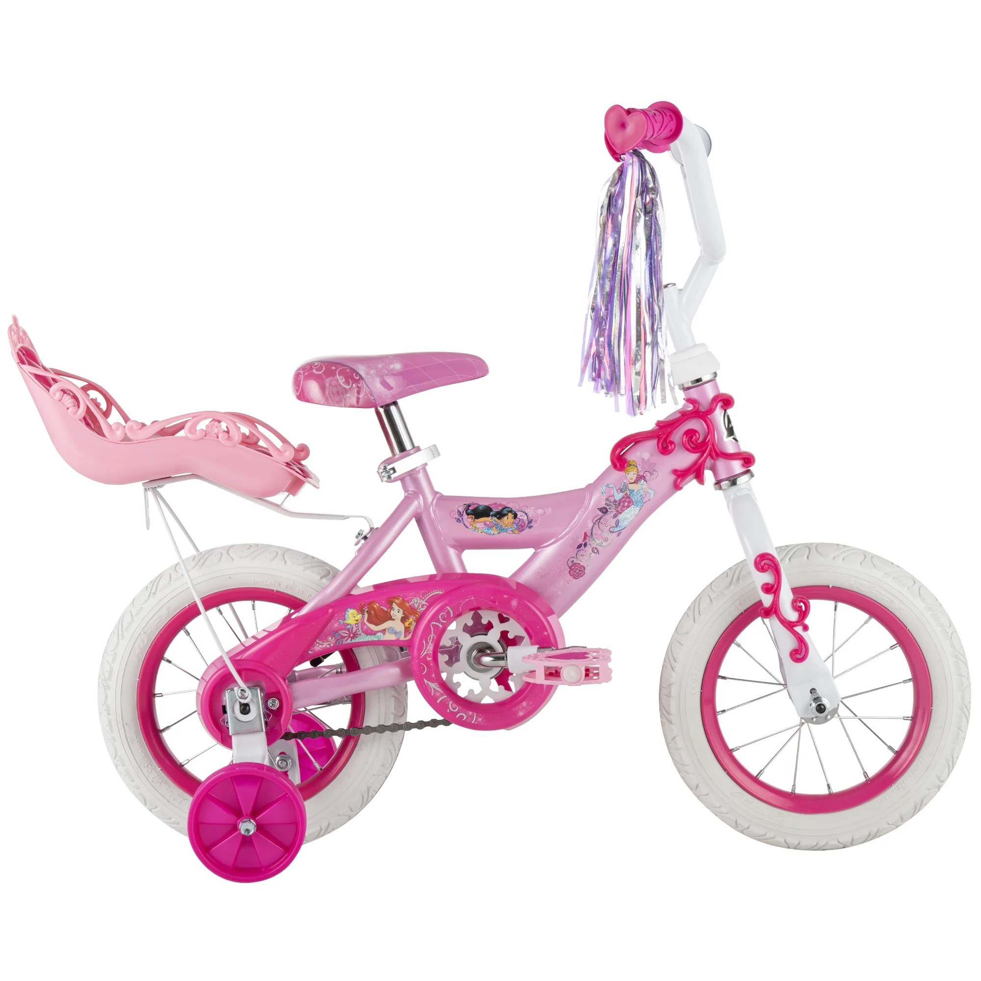 Huffy 12" Disney Princess Kids' Bike, Fits Riders 3'1" - 3'5", Pink, Child, Girl's | Walmart (US)