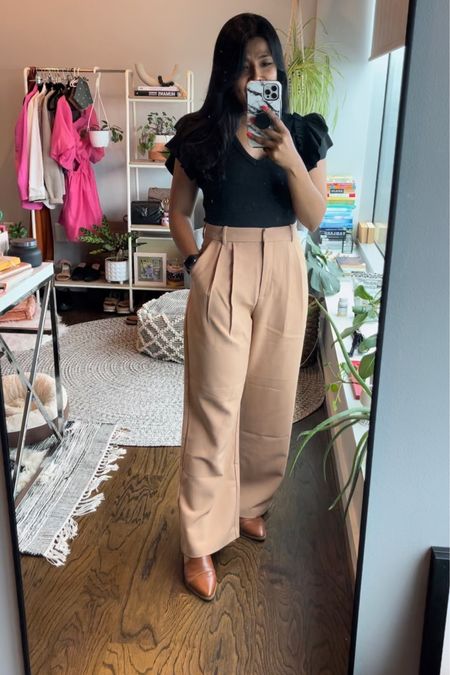 Comfortable work wear. I can’t say enough good things about the Sloane Tailored pants from Abercrombie. I wear them in the curve love version and have them in multiple colors. I always get compliments & get asked where they are from! Pair with any work wear top for a sleek work wear look.

#LTKworkwear