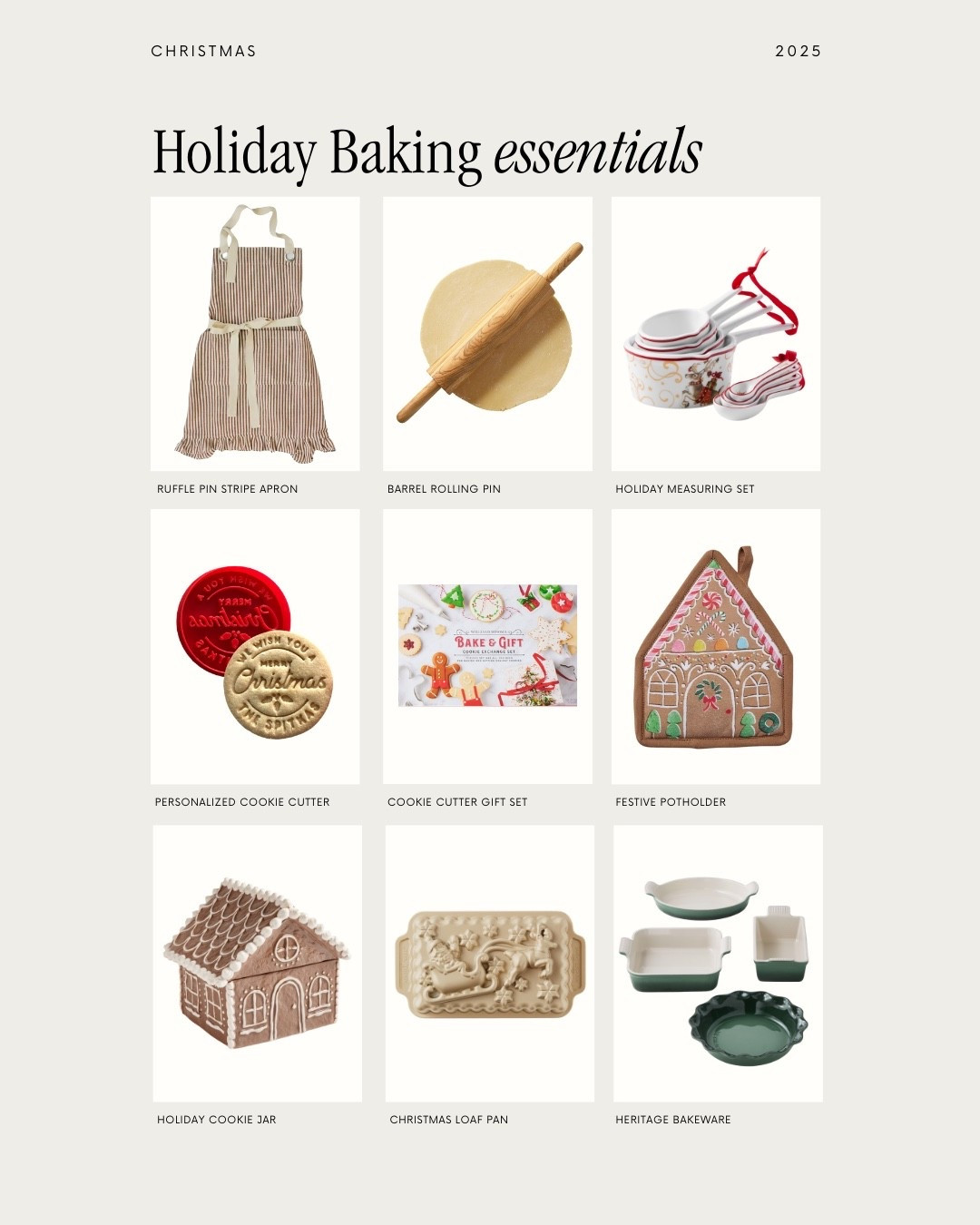 If you are planning to bake this season, this board has all my favorite holiday essentials. Cute, practical, and perfect for every festive recipe. 

#LTKHoliday #LTKHome #LTKSeasonal