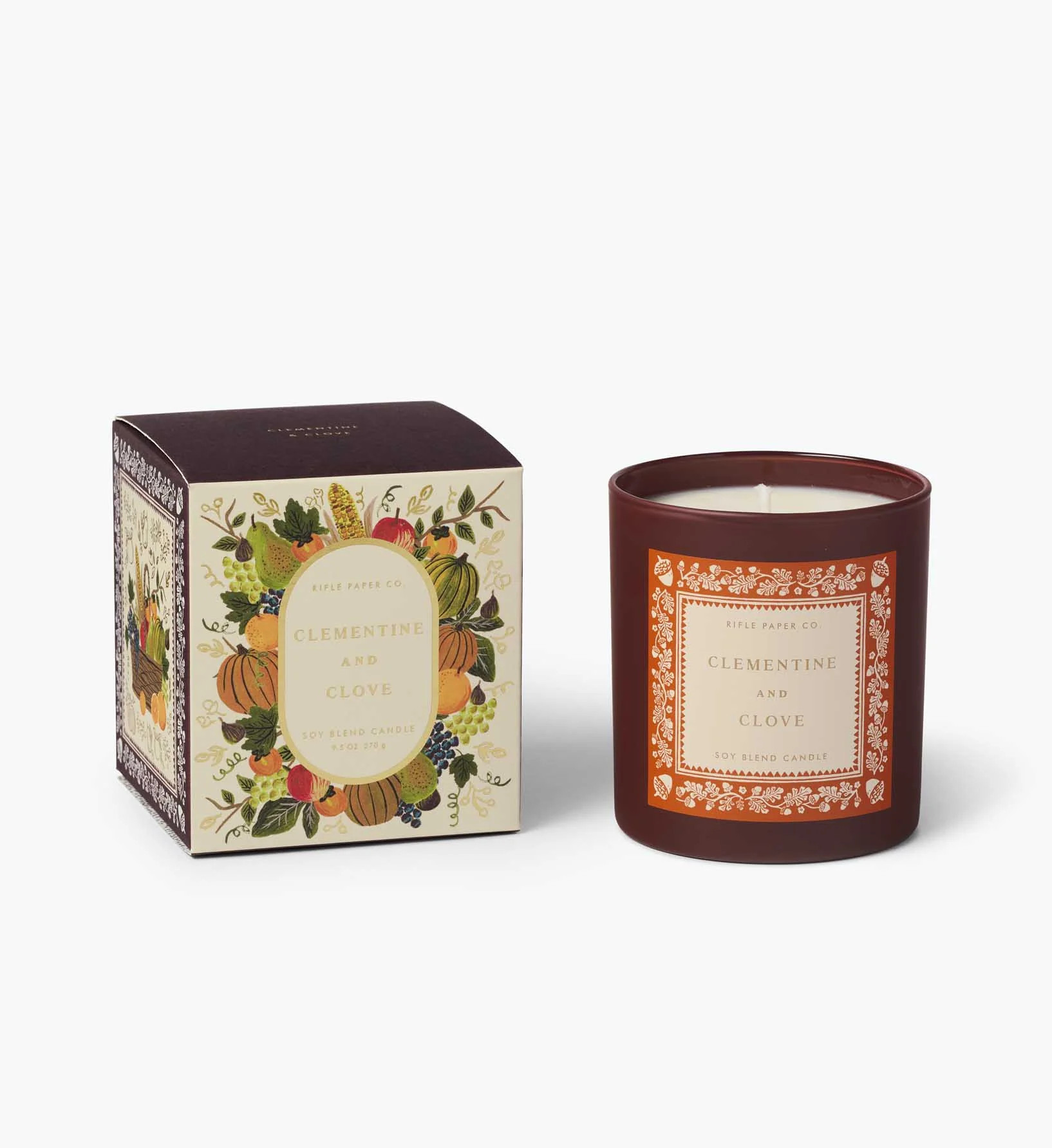 9.5 oz Candle - Amber and Black Vanilla | Rifle Paper Co.