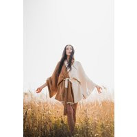 Cotton Kimono Cardigan, Dressing Gown, Brown Boho Bohemian Short Robe, Wide Sleeves Women Festival Coat | Etsy (US)