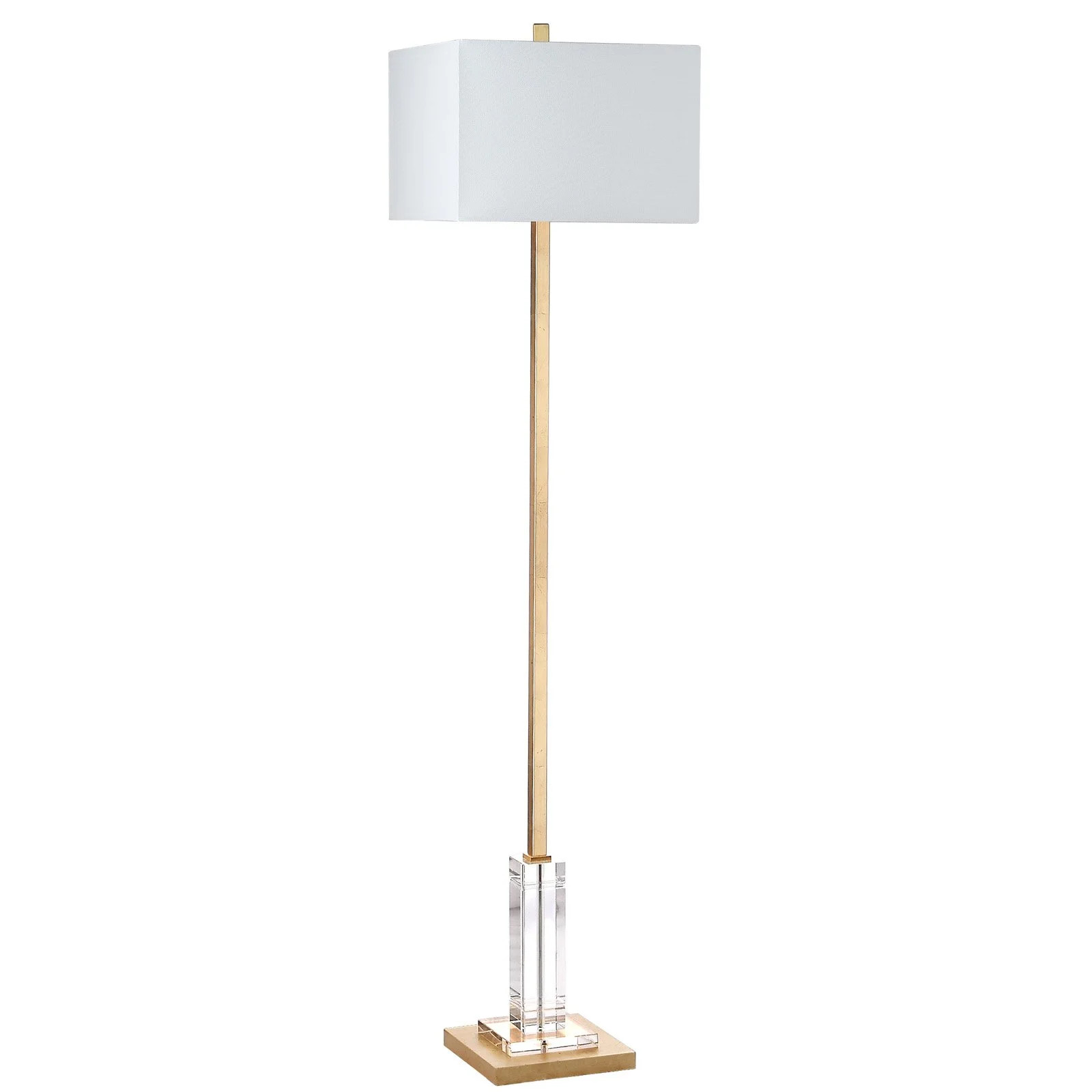 Safavieh Talon 68 in. H Metallic Glam Floor Lamp, Gold/Clear Base | Walmart (US)