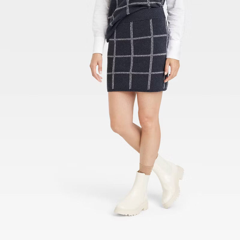 Women's Mini Sweater Skirt - A New Day™ | Target