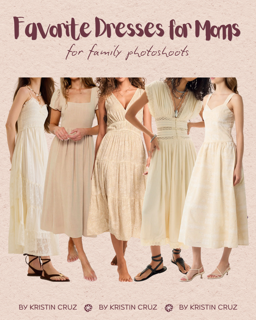 Neutral dresses do the heavy lifting for you. 🙌

These warm creams and soft ivories pair with denim, greens, terracotta — basically anything the rest of the family wears.

One easy piece, zero morning-of stress.

Ideal for golden hour, outdoor, and lifestyle photoshoots.

#LTKgrwm #LTKmomlife #LTKSeasonal