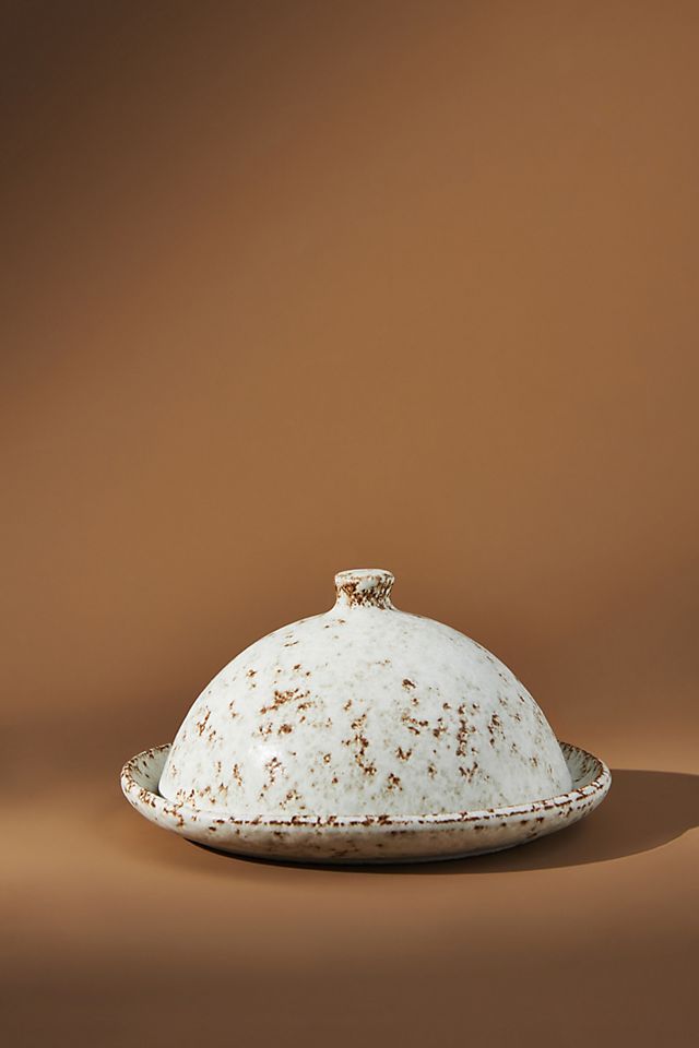 Speckled Stoneware Butter Dish | Anthropologie (US)