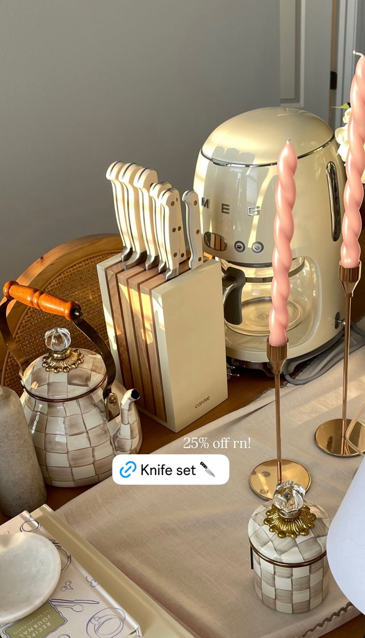 Knife set on sale! 

#LTKHome #LTKFindsUnder100 #LTKSaleAlert