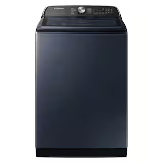 5.4 cu. ft. Smart Top Load Washer with Pet Care Solution and Super Speed Wash in Brushed Navy Blu... | The Home Depot