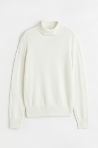 Fine-knit Turtleneck Sweater | H&M (US)