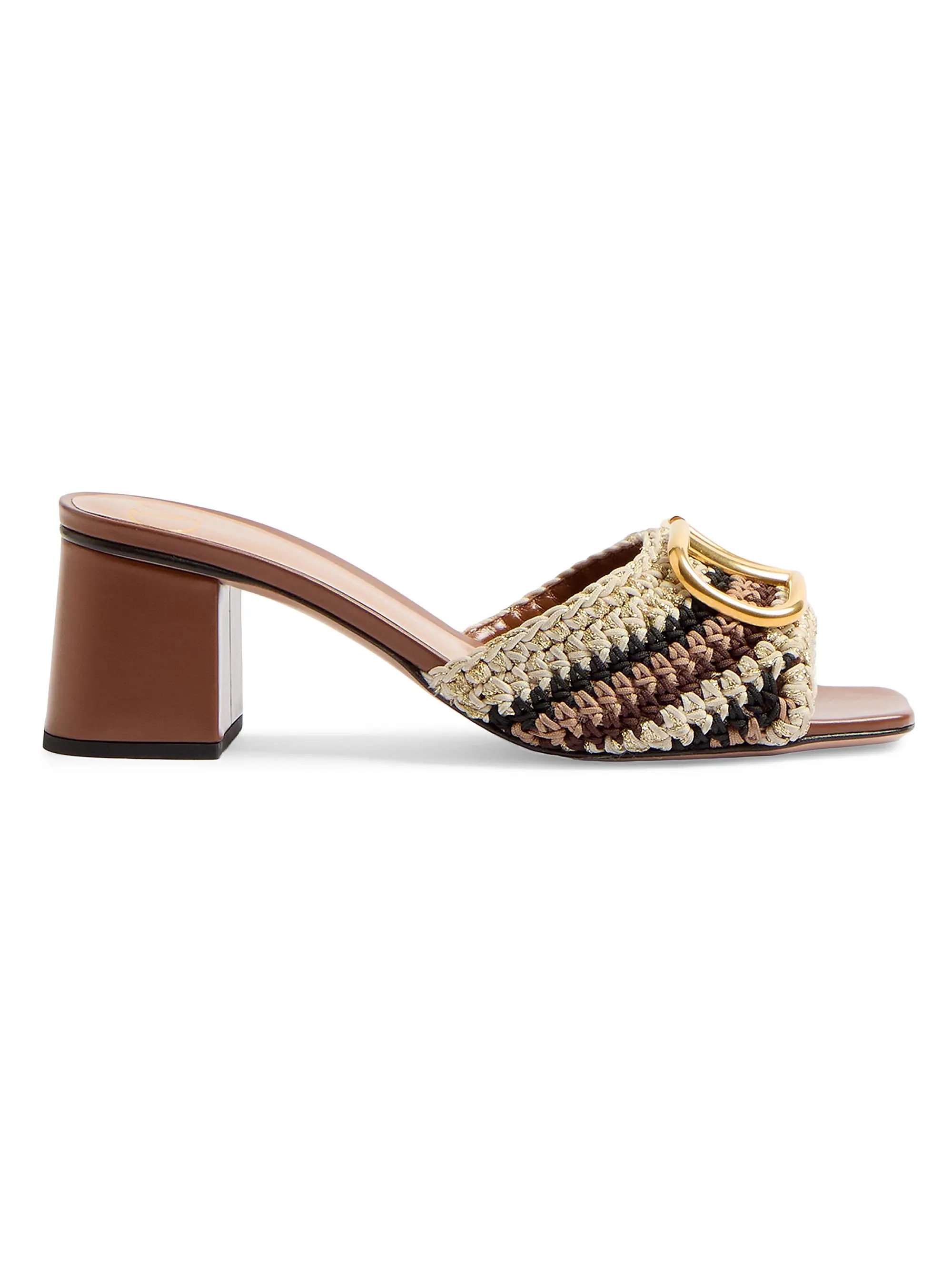 VLogo Signature Slide Sandals 60MM | Saks Fifth Avenue
