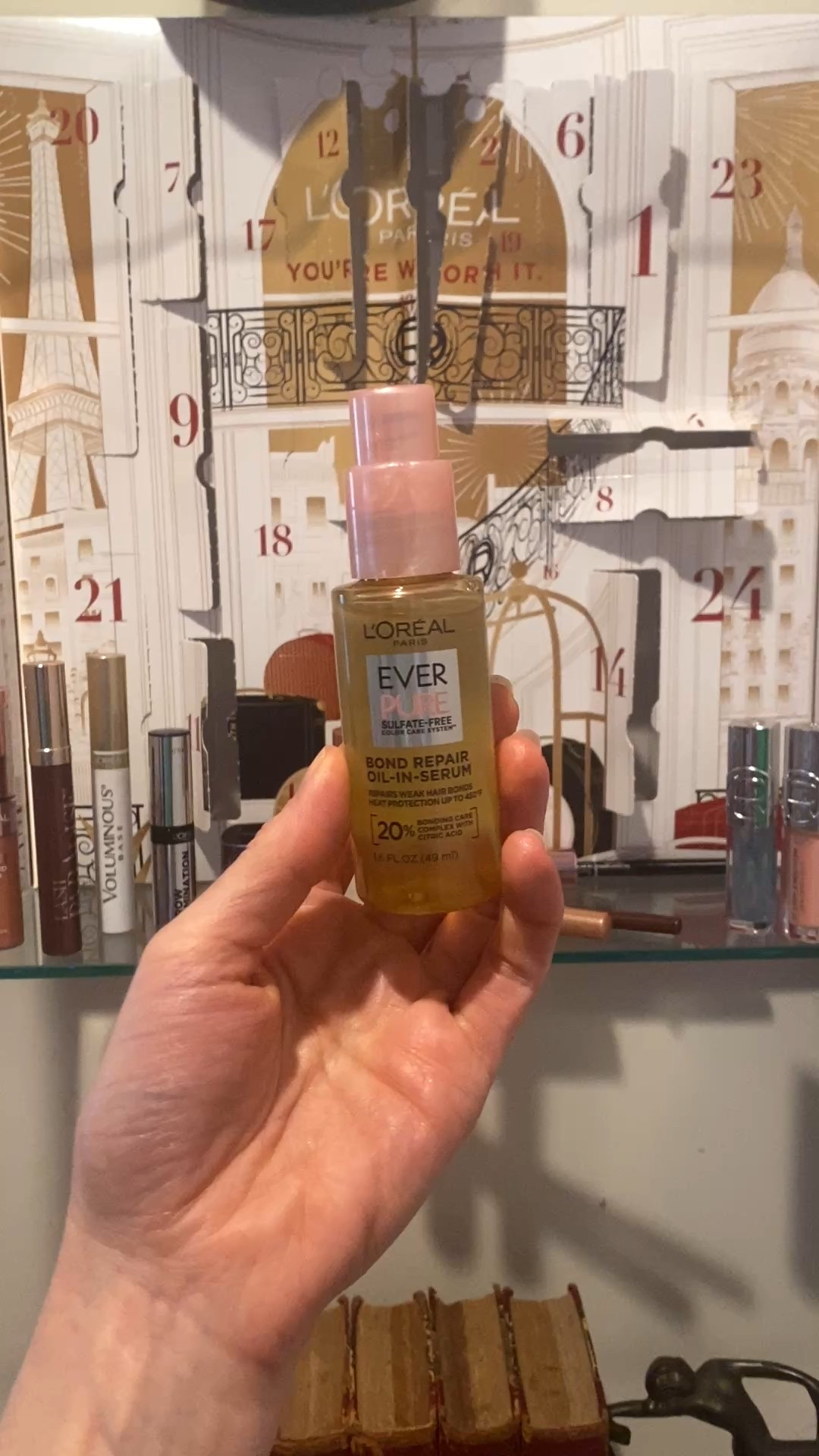 L’Oreal Paris Beauty Advent Calendar Day 14: Bond Repair Oil-in-Serum #AmazonBeauty 

#LTKGiftGuide #LTKBeauty #LTKFindsUnder50