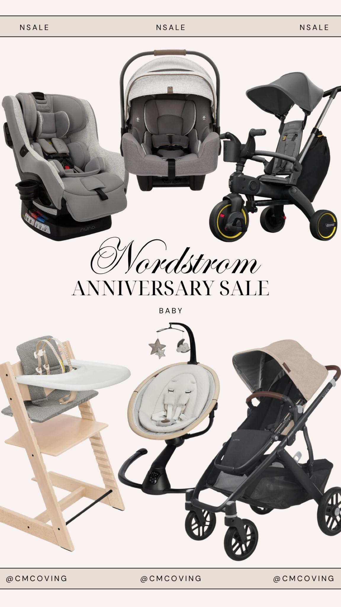 Nordstrom Anniversary Sale!
NSALE 2024 Baby

Maxi-Cosi® Cassia Baby Swing | Nordstrom // Liki S3 Convertible Stroller Trike // VISTA V2 Stroller // Tripp Trapp® Highchair, Baby Set, Cushion & Tray Set // RAVA™ Flame Retardant Free Convertible Car Seat // PIPA™ RX Car Seat & Base 

#LTKSaleAlert #LTKSummerSales #LTKxNSale