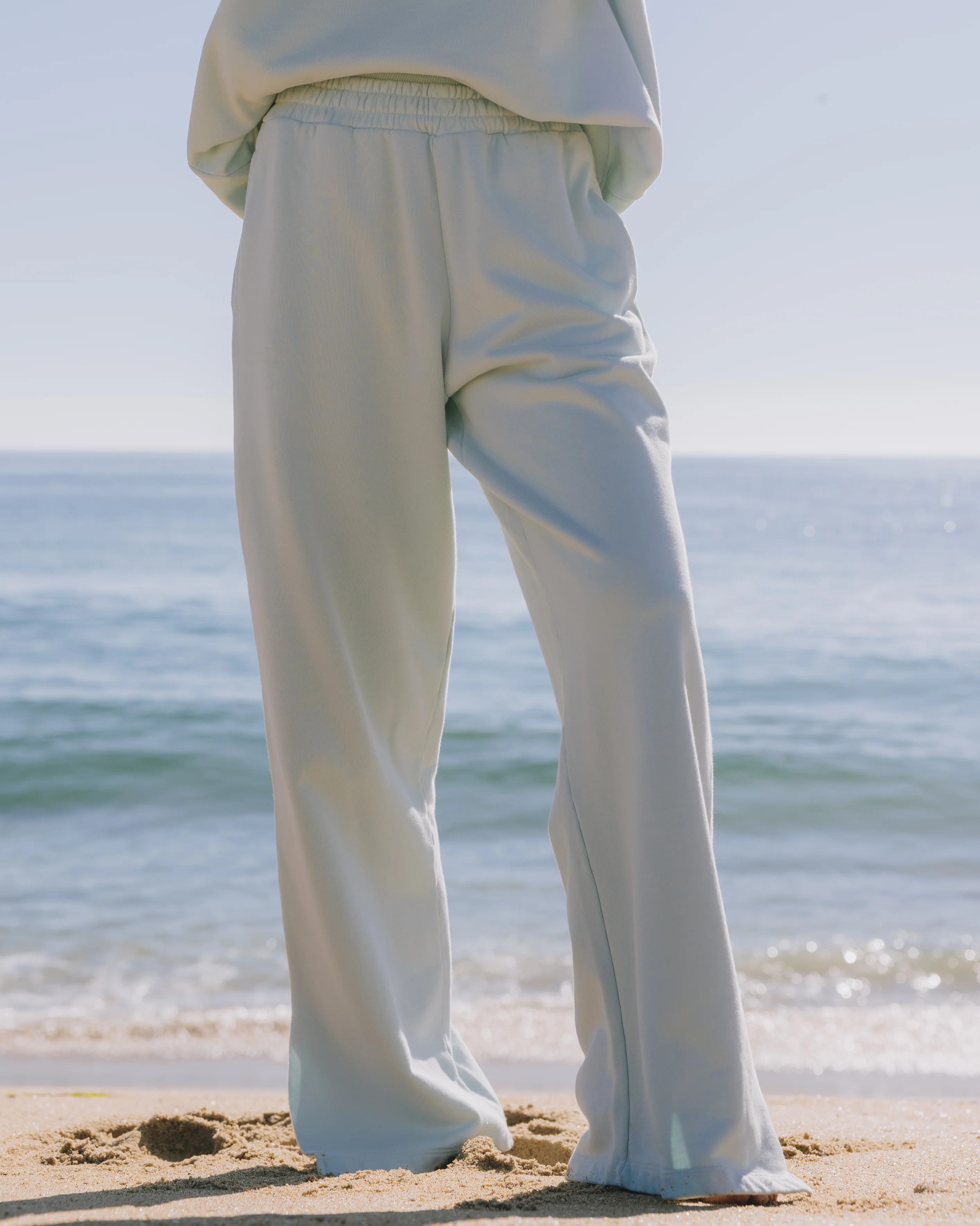 Wide Leg Sweatpants - Lake Day with !!!!! Patch | Daily Drills LLC