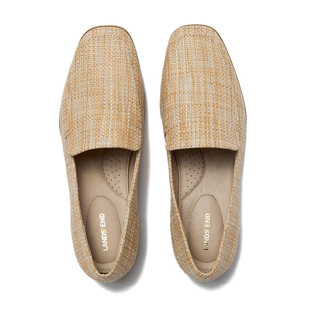 Women's Classic Raffia Loafers | Lands' End (US)