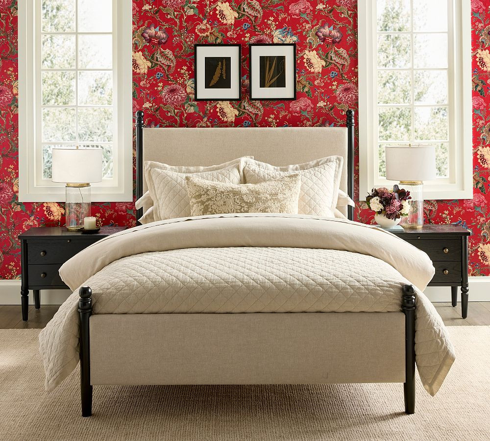 Belgian Flax Linen Diamond Quilt | Pottery Barn (US)