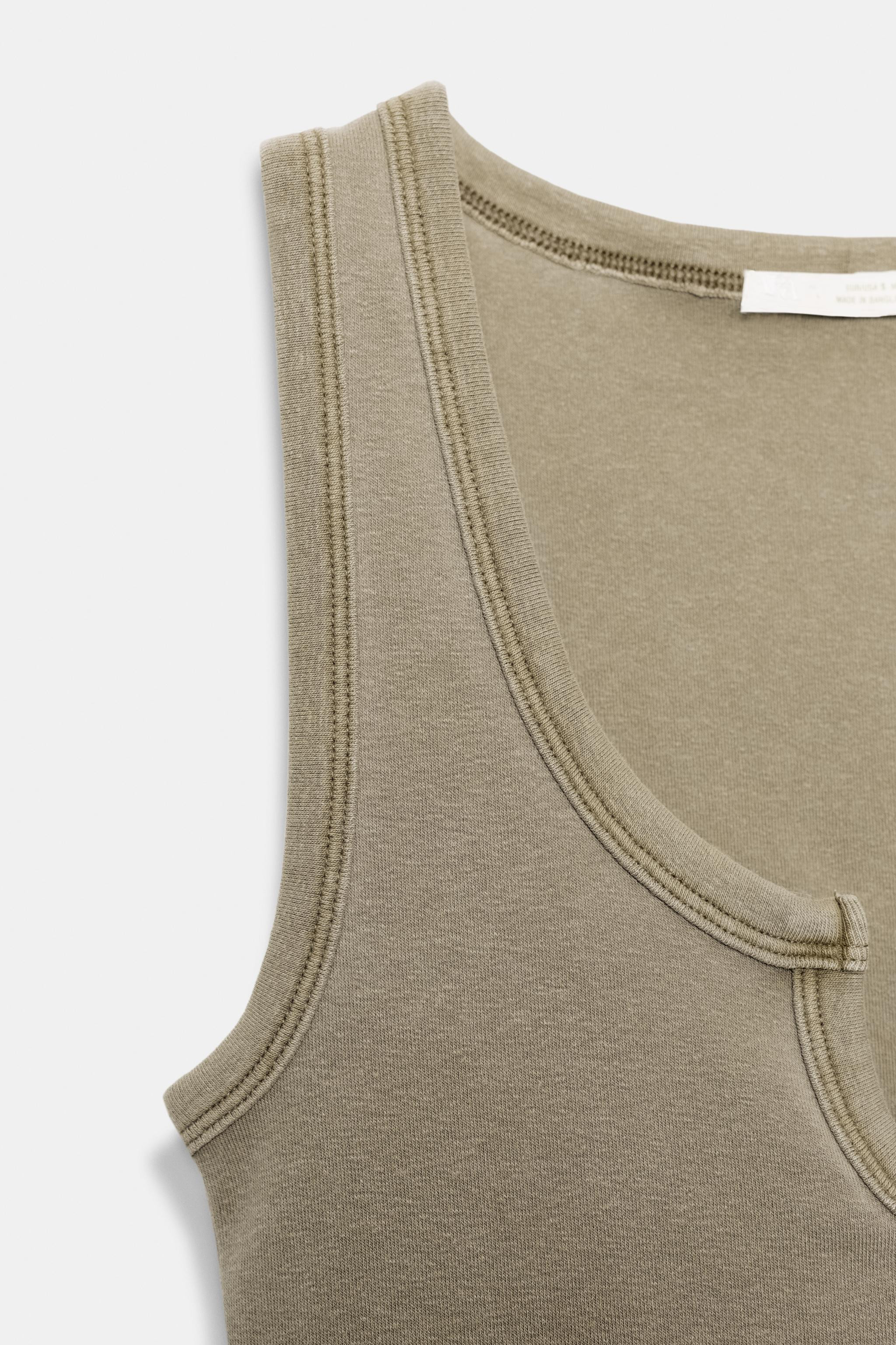 WASHED EFFECT RUSTIC TOP | Zara US