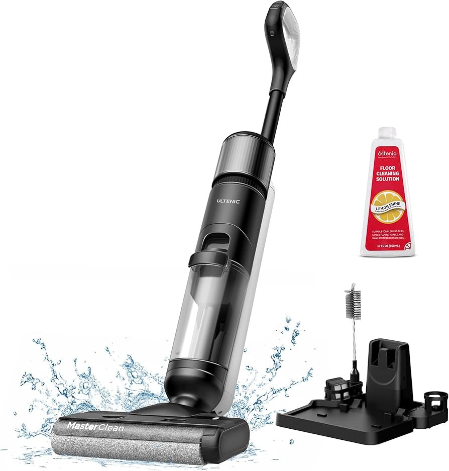 Ultenic Wet Dry Vacuum Cleaner, Cordless Vacuum Mop Combo with Self-Cleaning, 50min Runtime, Smar... | Amazon (US)