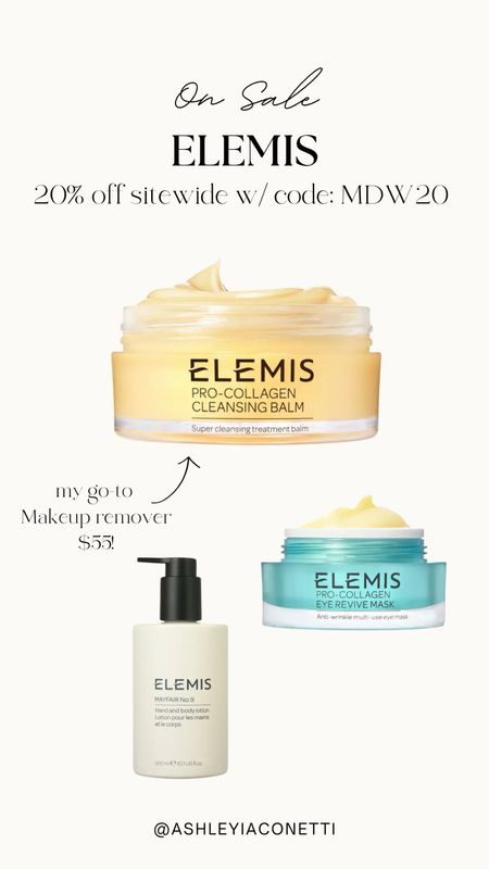 Elemis sale! My favorite makeup remover cleansing balm is on sale for $55! 

#LTKBeauty #LTKSaleAlert #LTKFindsUnder100