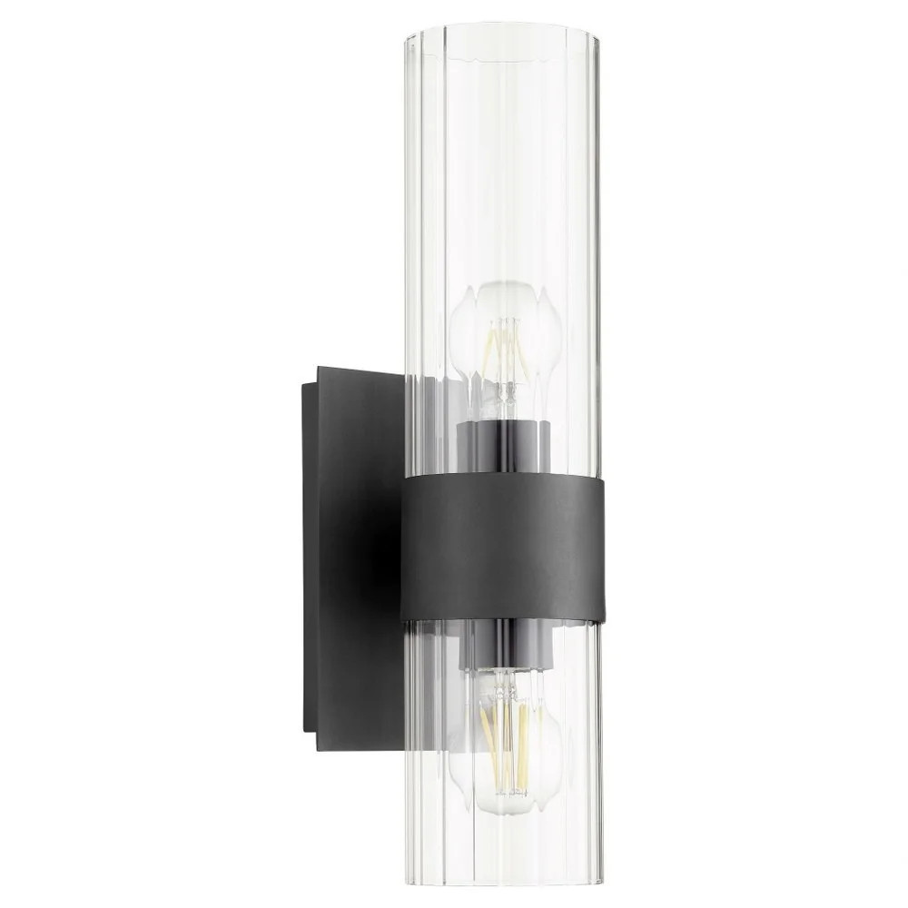 Quorum Lighting - Two Light Wall Mount - Wall Mount - 2 Light Fluted Wall Mount | Walmart (US)