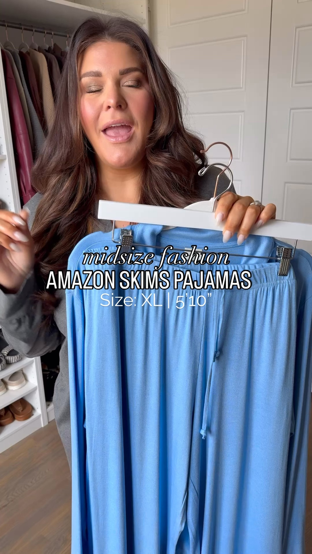 These Amazon pajamas are identical to the viral Skims ones! So insanely buttery soft, stretchy and comfy - you will never want to take them off. 

Size: XL

#outfitinspiration #outfitinspo #midsizefashion #amazonfashion #casualfashion 

millennial fashion, mom style, leggings outfit, walmart fashion, midsize style, midsize mom style, updating my wardrobe, trendy style, cozy style, school pickup outfit

#LTKmomlife #LTKMidsize #LTKgrwm