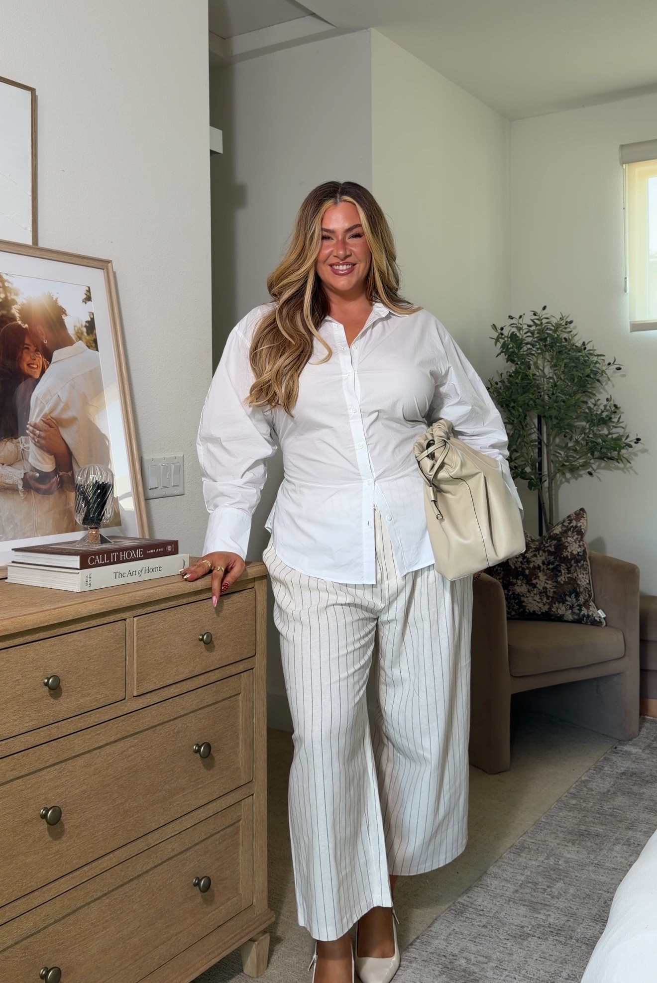 spring and summer workwear ✨ wearing a 16 plus in these pants and an xl in this top!

#LTKMidsize #LTKWorkwear #LTKSeasonal