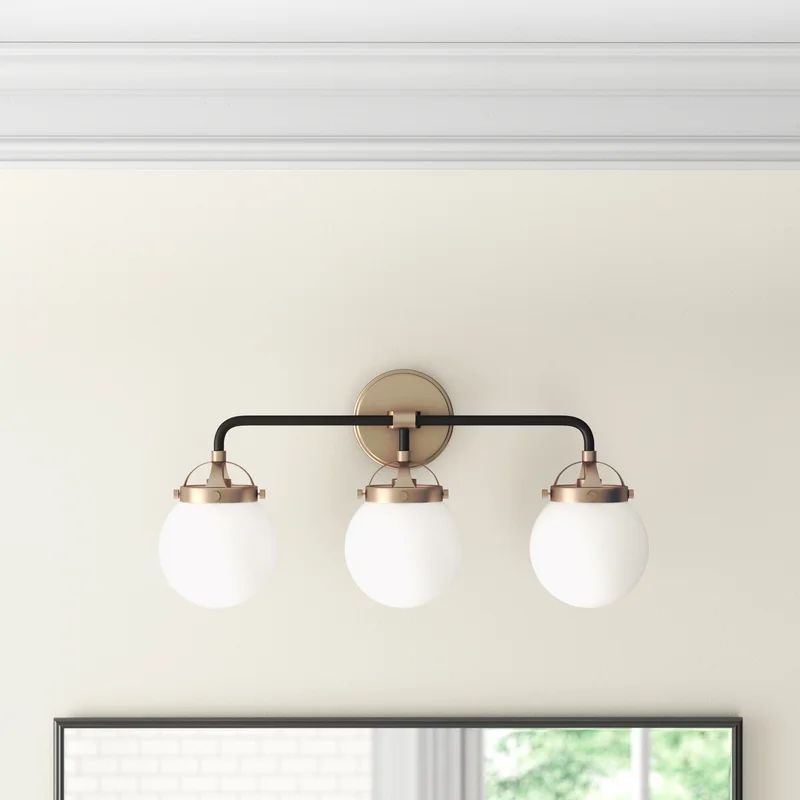 Newport 3 - Light Dimmable Vanity Light | Wayfair North America